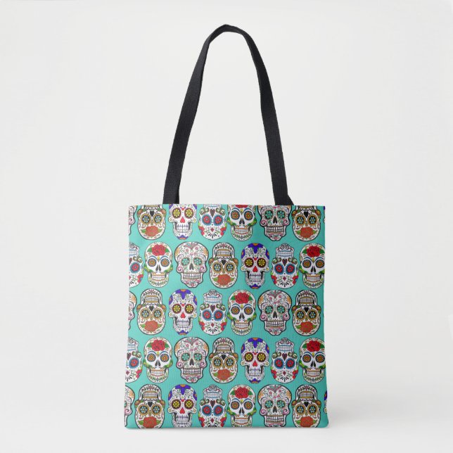 Tote Bag Dia de los Muertos (jour des morts) (Devant)