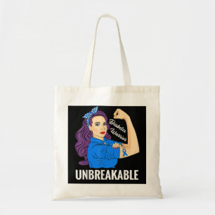 Tote Bag Diabète Guerrier Sucre Diabétique Type 1 2 Sensibi