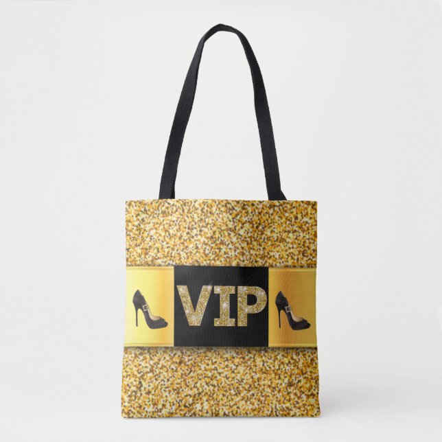 Tote Bag Diamants d'or VIP de haute hauteur (Devant)