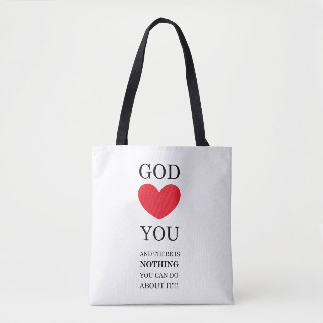 Tote Bag Dieu Coeur toi (Devant)
