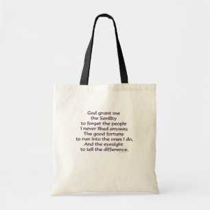Tote Bag Dieu Grant j'humour