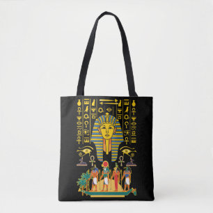 Tote Bag Dieux égyptiens Égypte Pharaon divinités Anubis