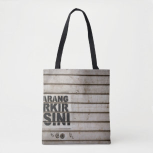 Tote Bag Dilarang parkir disini