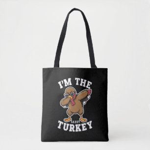 Tote Bag Dinde impertinente assortie à la fête de Thanksgiv