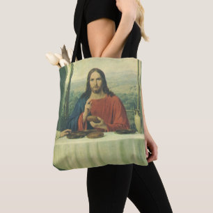 Tote Bag Dîner de gala à Emmaüs avec Jésus-Christ