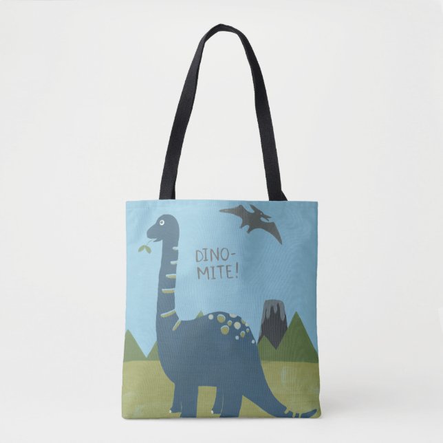 Tote Bag Dino-mite Dinosaur (Devant)