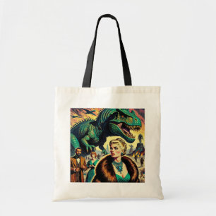 Tote Bag Dinosaure à la recherche du déjeuner!