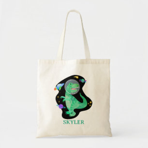 Tote Bag Dinosaure Astronaute Espace Extra-Atmosphérique