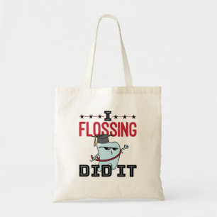 Tote Bag Diplôme de l'école dentaire Dentist Funny Flossi