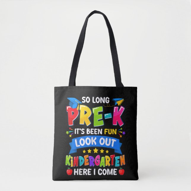 Tote Bag Diplôme de maternelle pré-maternelle (Devant)