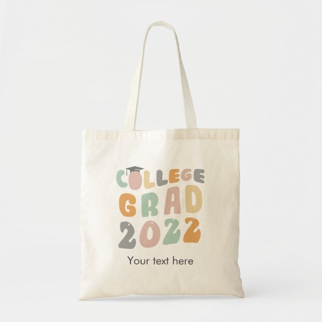 Tote Bag Diplôme d'études supérieures 2022 sur mesure (Devant)