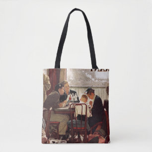 Tote Bag Dire grâce par Norman Rockwell