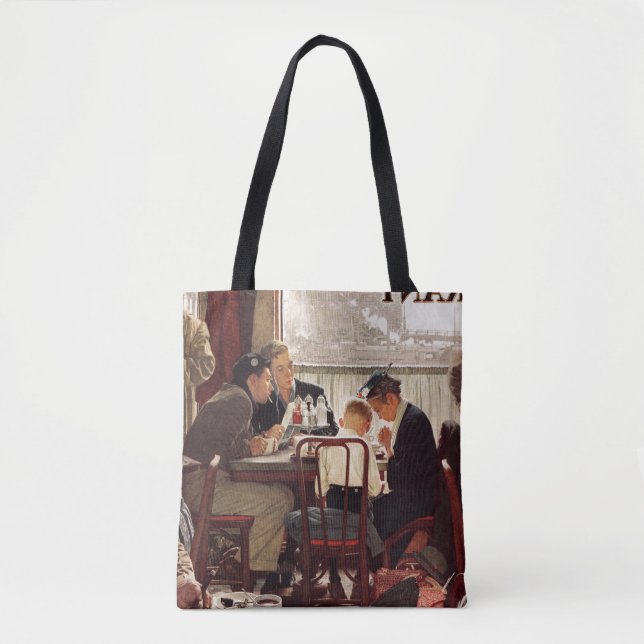 Tote Bag Dire grâce par Norman Rockwell (Devant)