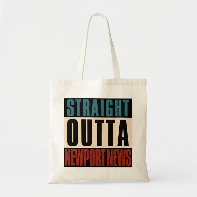 Tote Bag Direct Outta Newport News Virginia VA (Devant)