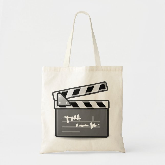 Tote Bag Directeur Clap Board de FIM de bardeau de film (Devant)