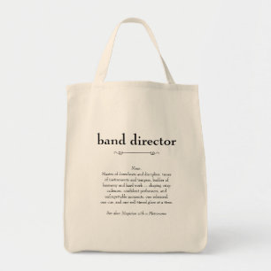Tote Bag Directeur de bande Définition Merci Cadeau