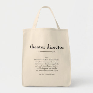 Tote Bag Directeur de théâtre Définition Merci Cadeau