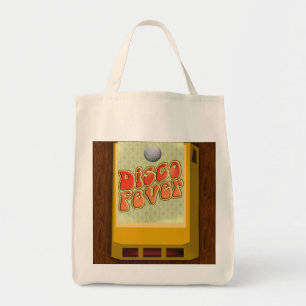 Tote Bag Disco Fever 8 pistes Retro Fun Slogan