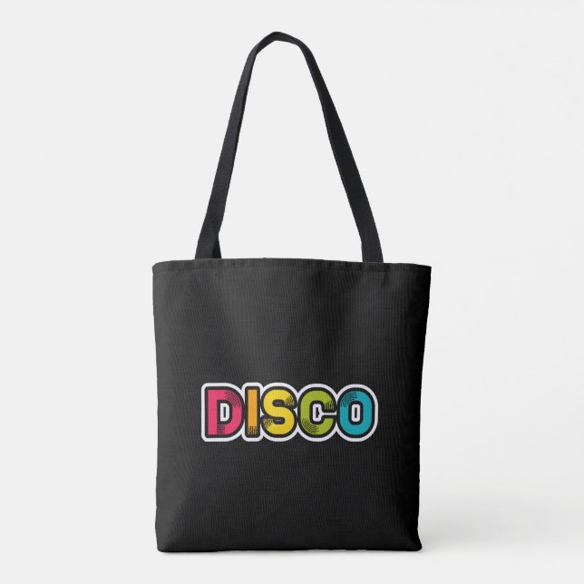 Tote Bag DISCO vinyle rétro (Dos)