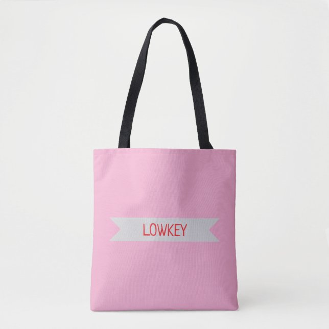 Tote Bag discrètement (Devant)
