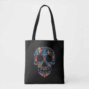 Tote Bag Disney Pixar Coco  Crâne à sucre coloré