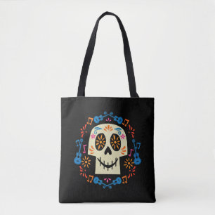 Tote Bag Disney Pixar Coco  Crâne de sucre gothique