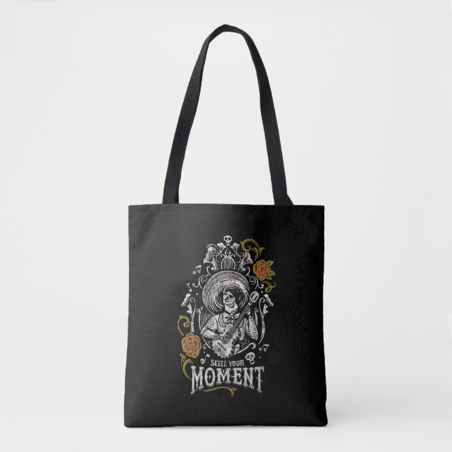 Tote Bag Disney Pixar Coco| Ernesto| Devis inspirant (Devant)