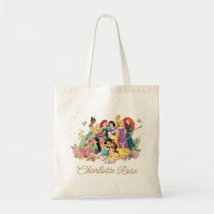 Tote Bag Disney Princess Floral personnalisé