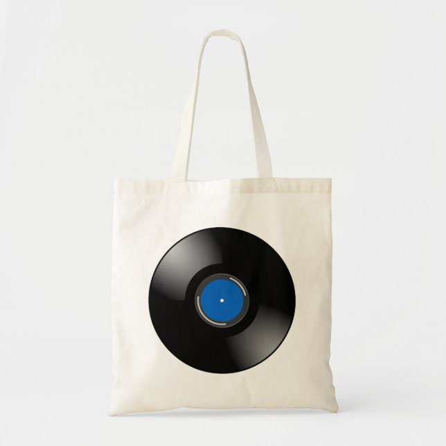 Tote Bag Disque vinyle (Devant)