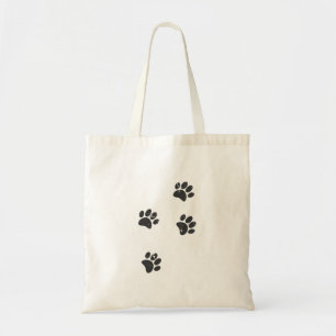 Tote Bag Distresse Chien Paw Traces