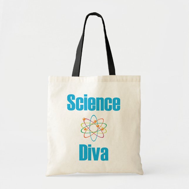 Tote Bag Diva atomique de la Science (Devant)