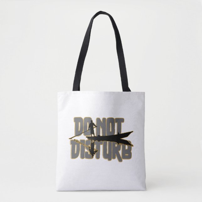 Tote Bag Do Not Disturb Peaceful Solitude (Devant)