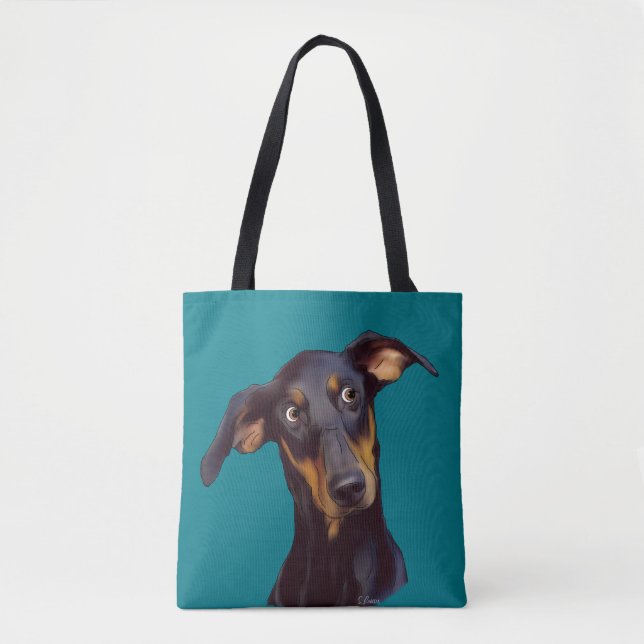 Tote Bag Doberman Pinscher Chien (Devant)