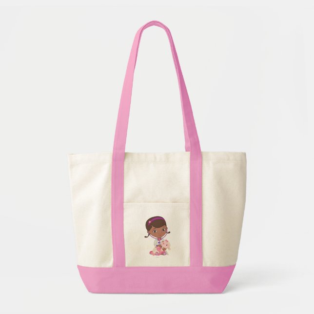 Tote Bag Doc McStuffins Holding Lambie (Devant)