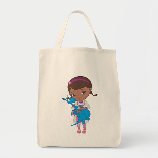 Tote Bag Doc McStuffins tenant du Stuffy (Devant)