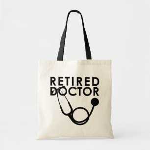 Tote Bag Docteur à la retraite w Stethoscope et Sassy Funny