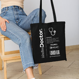 Tote Bag Docteur en médecine – Humour de travail drôle, Cad