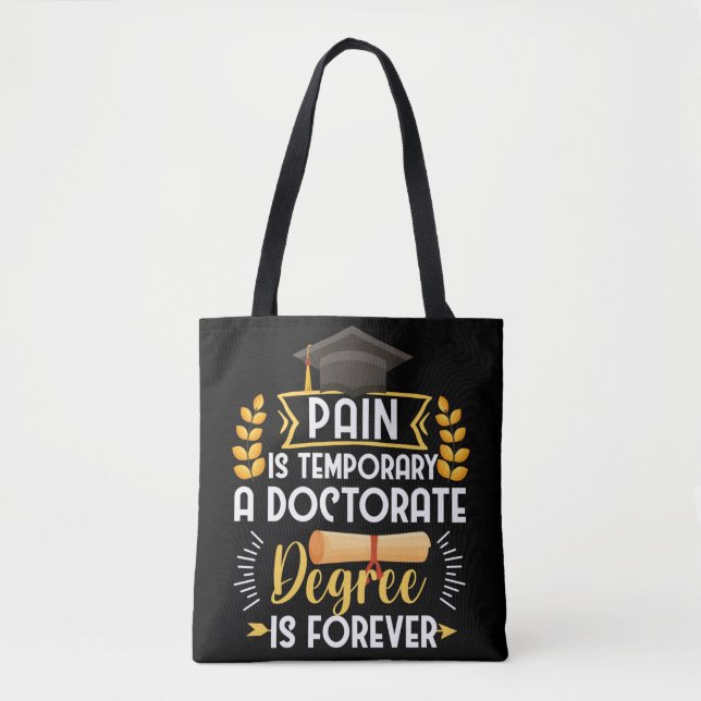 Tote Bag Doctorat Mémoire Défense Doctorat Doctorat (Devant)