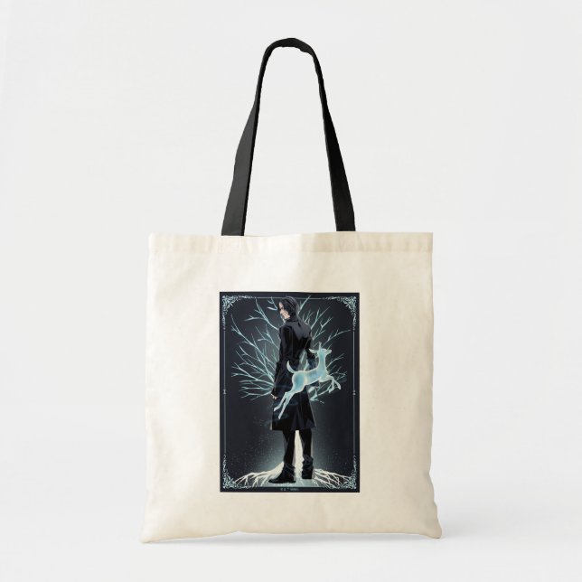 Tote Bag Doe Patronus d'Anime Severus Snape (Devant)