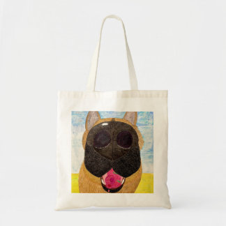 Tote Bag Dog nose and raspberry bag