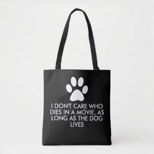 Tote Bag Dogs en movies, White Paw