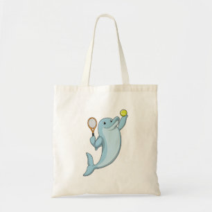 Tote Bag Dolphin at tennis