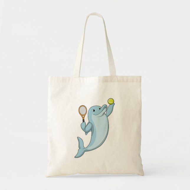 Tote Bag Dolphin at tennis (Devant)