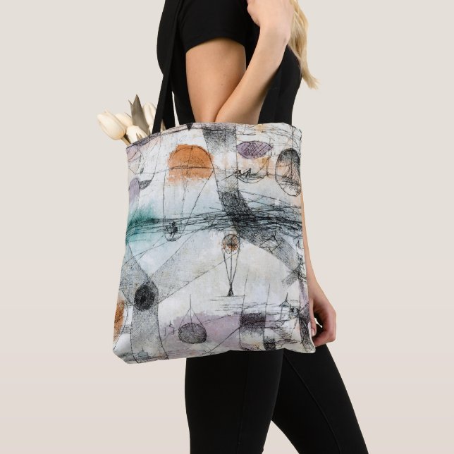 Tote Bag Domaine d'Air Paul Klee Expressionniste Abstrait (De près)