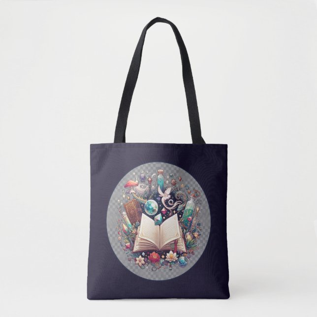 Tote Bag Domaine de l'imagination : Livres d'Imaginaire (Devant)