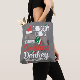 Tote Bag Dominick L'âne de Noël Italie Noël Do