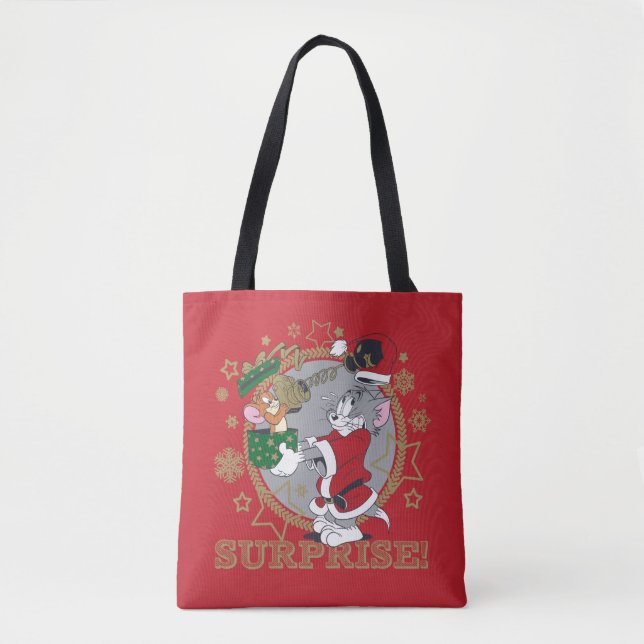 Tote Bag Don Tom et Jerry Surprise (Devant)