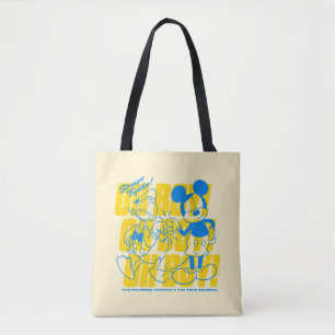 Tote Bag Donald Duck & Mickey Fist Bump Oh Boy !