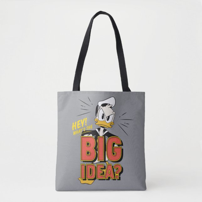 Tote Bag Donald Duck| Quelle est la grande idée ? (Devant)