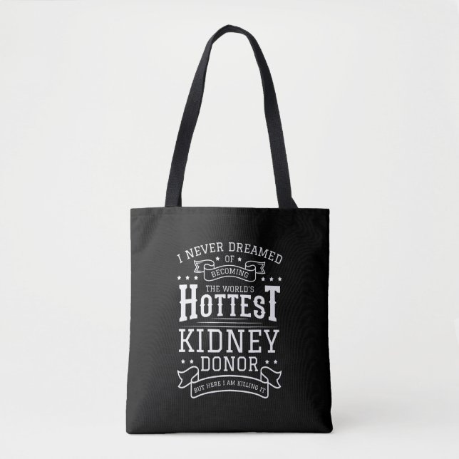 Tote Bag Donateur de rein Transplant don d'organe Transplan (Devant)